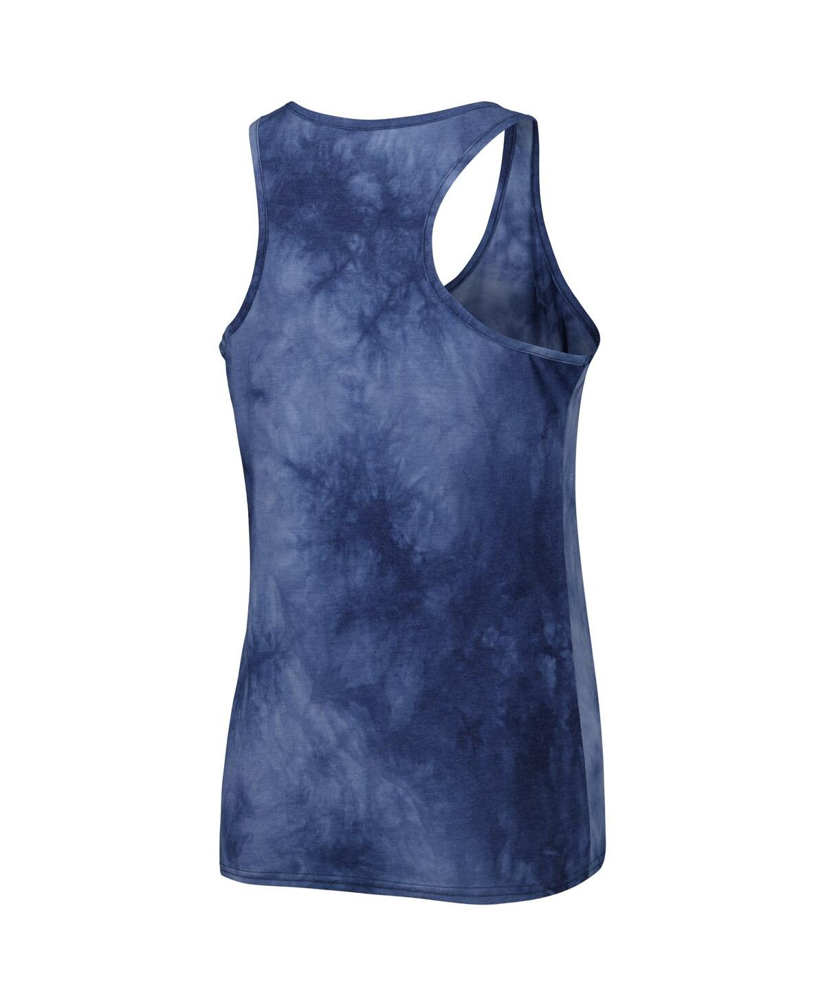 Concepts Sport Navy Tennessee Titans Billboard Scoop Neck Racerback Tank And Shorts Sleep Set In Navy