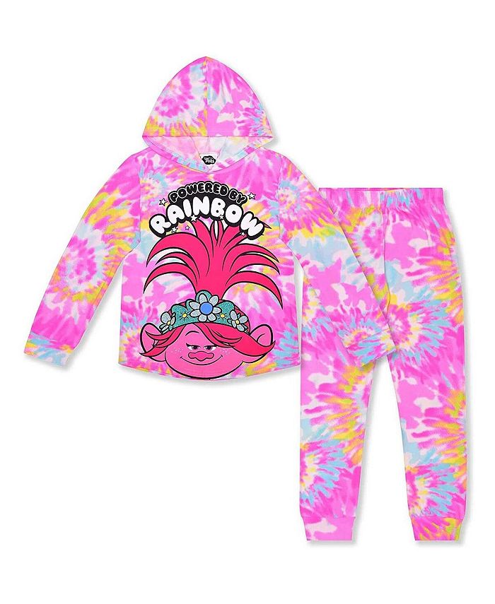 Children's Apparel Network Little Boys and Girls Light Pink Trolls Tie