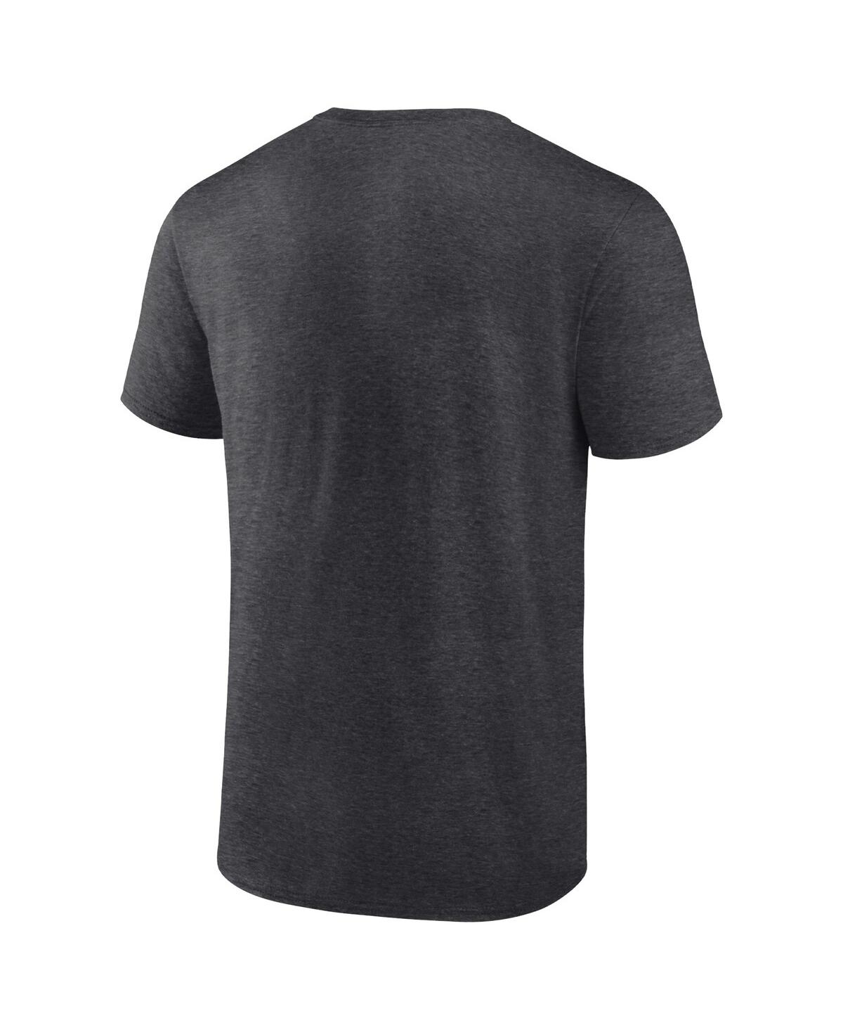 Shop Fanatics Men's  Heather Charcoal San Francisco 49ers Super Bowl Lviii Big And Tall T-shirt