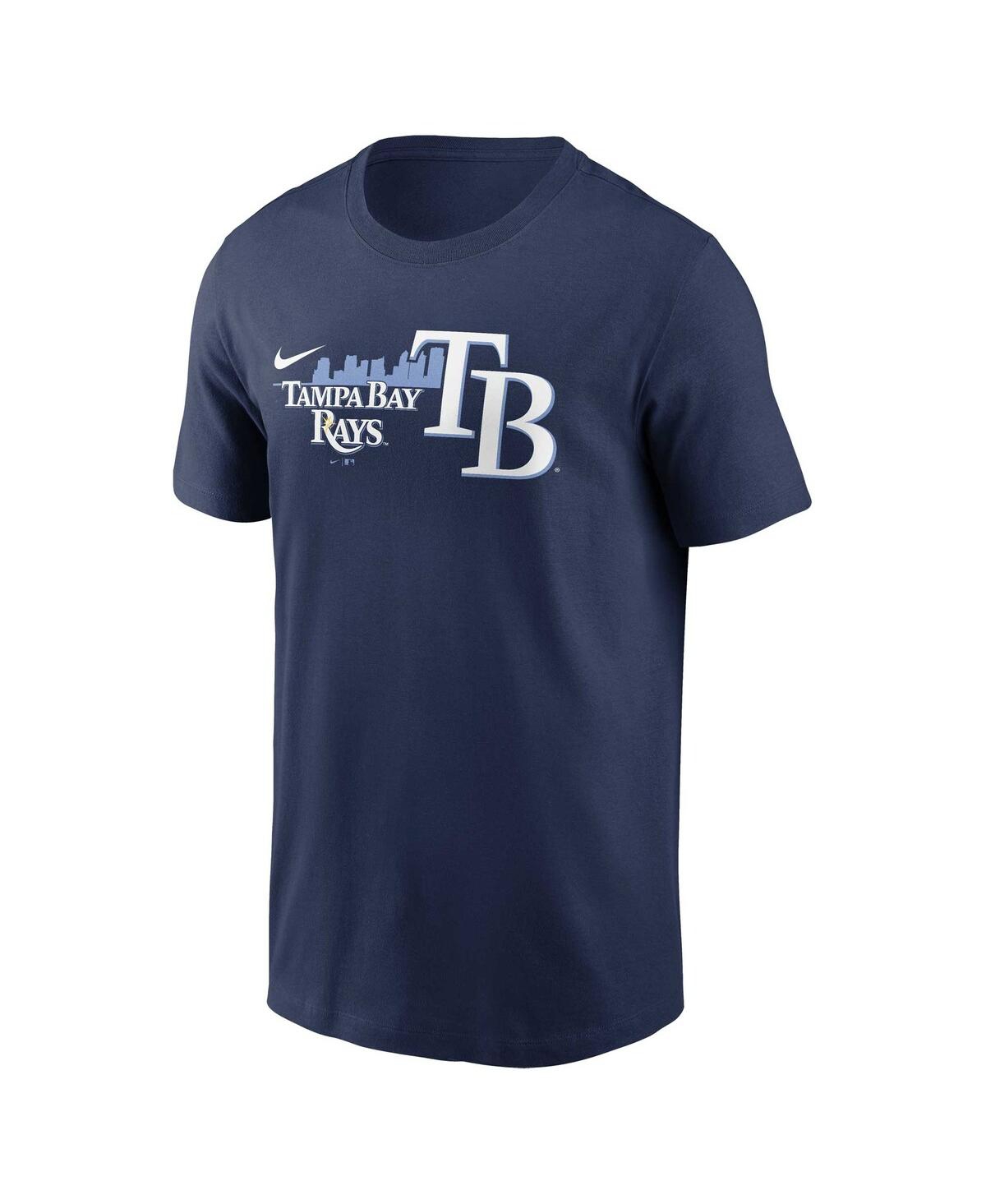 Men's NikeTampa Bay Rays Local Team Skyline T-shirt - Navy