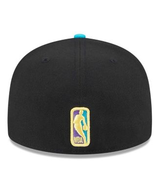 Men's Black, Turquoise Philadelphia 76ers Arcade Scheme 59FIFTY Fitted Hat