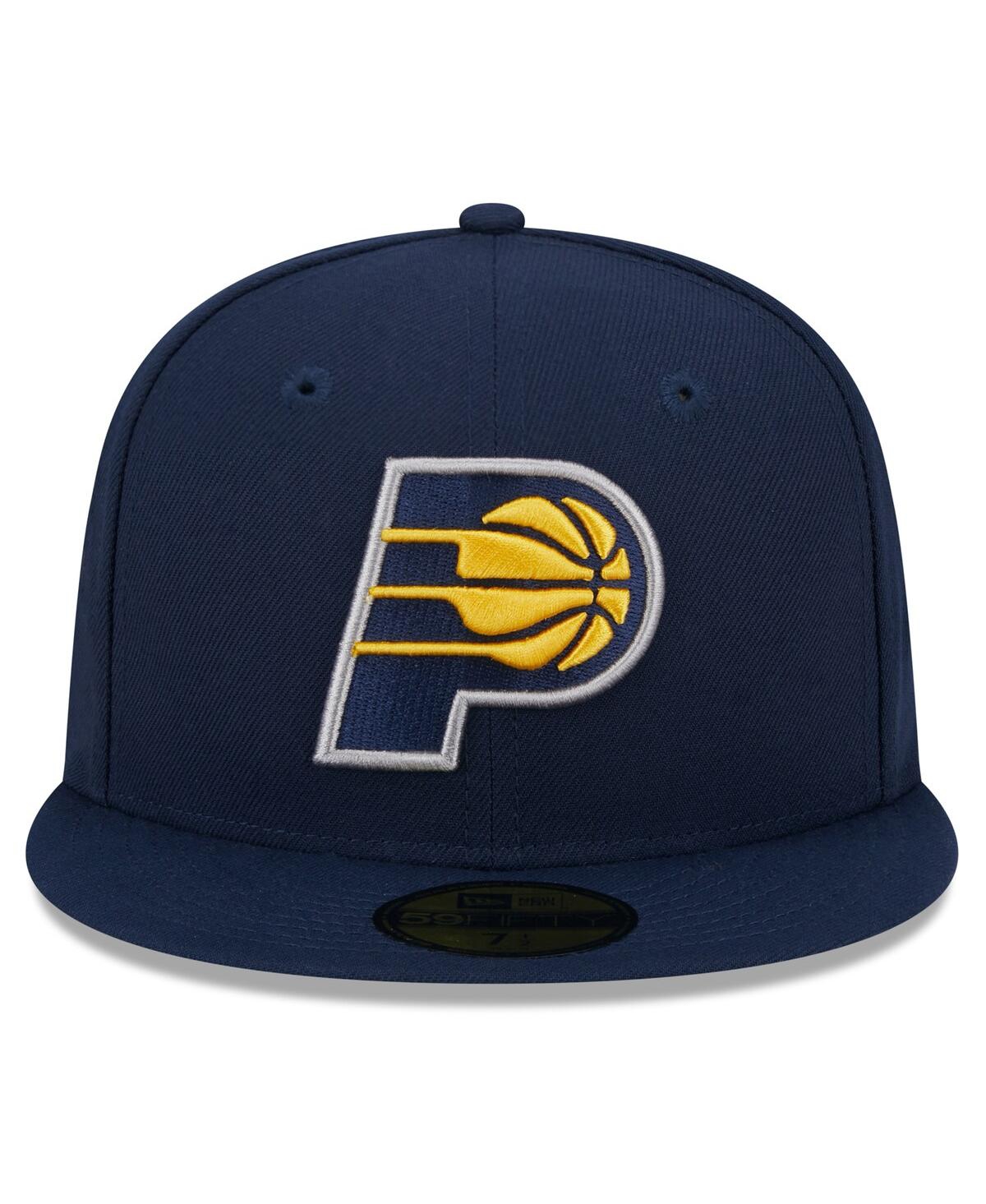 Men's New EraIndiana Pacers 2024 Nba All-Star Game Rally Drive Side Patch 59FIFTY Fitted Hat - Navy