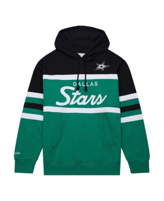 Men's Kelly Green, Black Dallas Stars Head Coach Pullover Hoodie