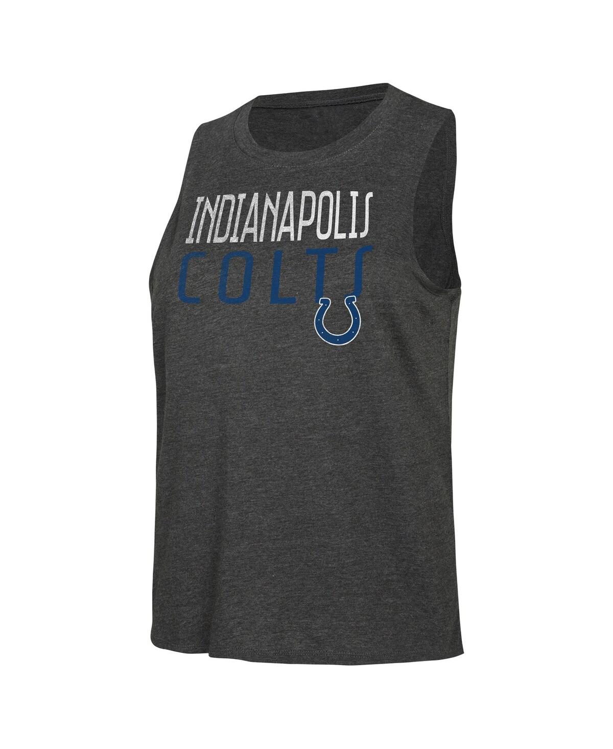 Shop Concepts Sport Women's  Royal, Black Distressed Indianapolis Colts Muscle Tank Top And Pants Lounge S In Royal,black