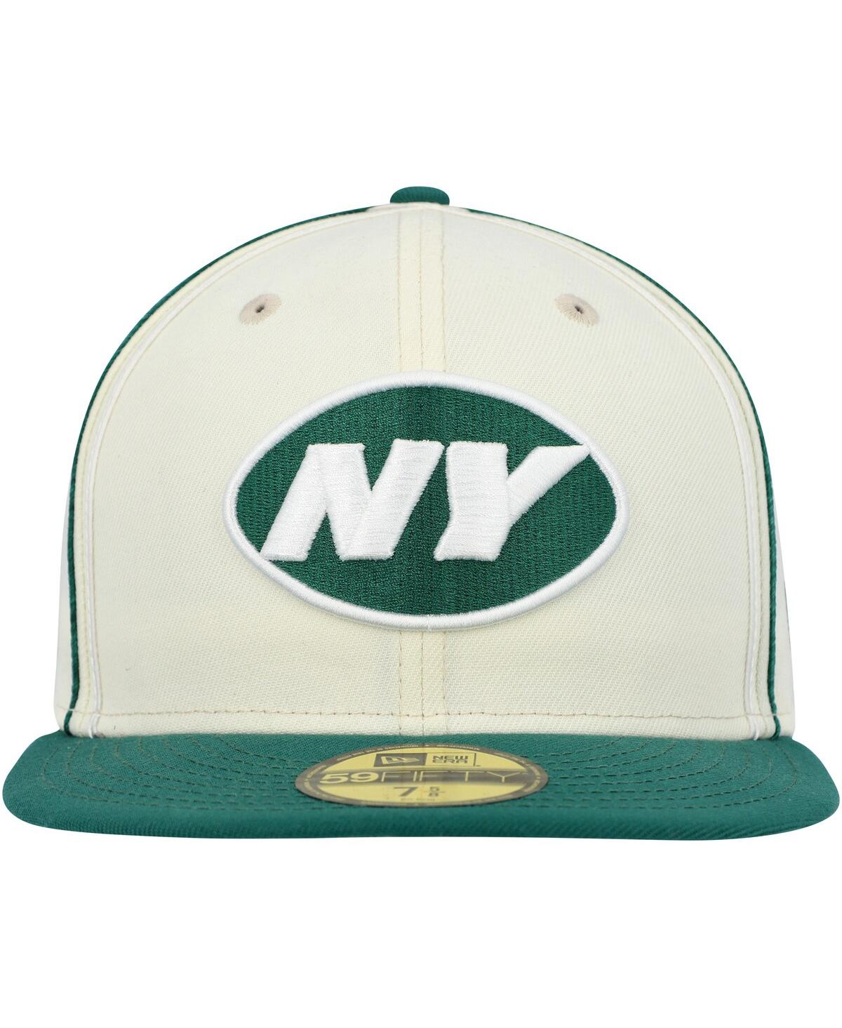 New Era Green New York Jets Soutache 59fifty Fitted Hat In Green