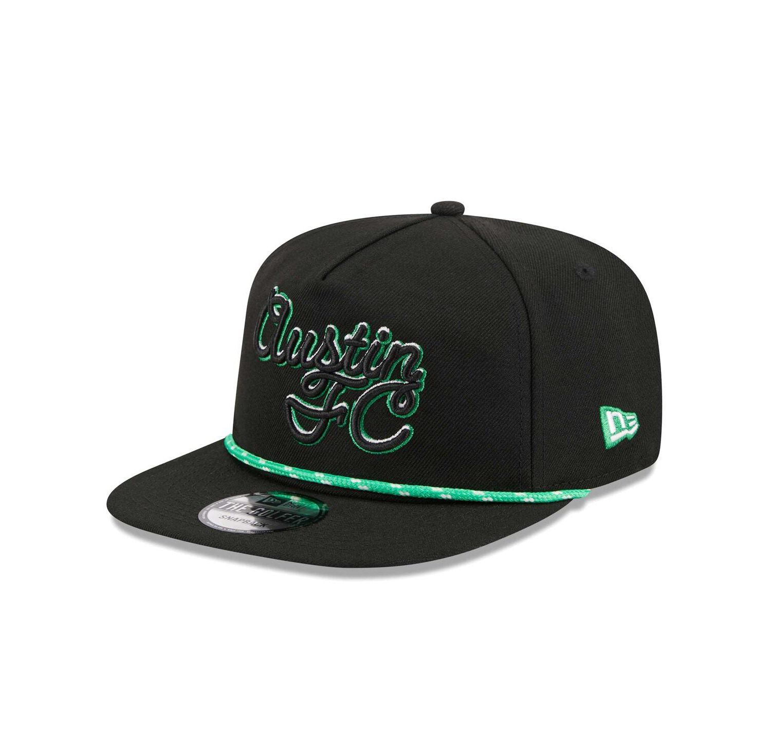 Men's Black Austin FC Script Golfer Adjustable Hat