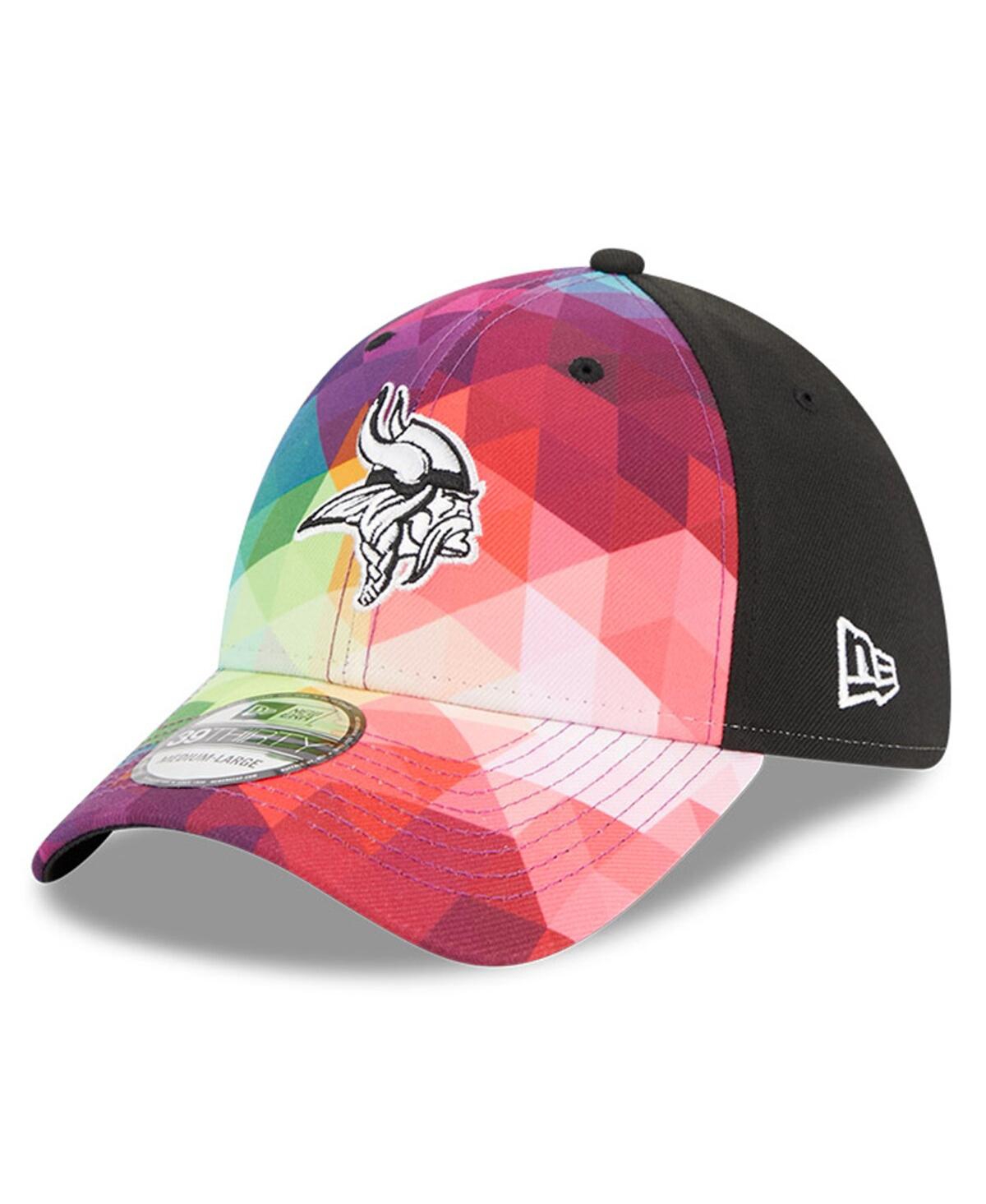 Shop New Era Men's  Pink Minnesota Vikings 2023 Nfl Crucial Catch 39thirty Flex Hat