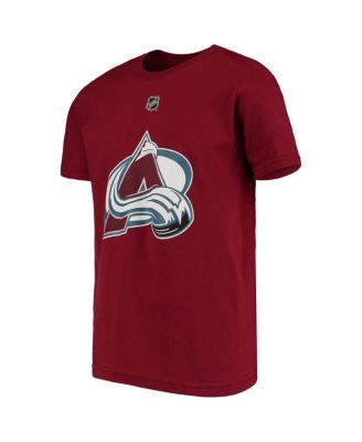 Big Boys Nathan MacKinnon Burgundy Colorado Avalanche Player Name and Number T-shirt