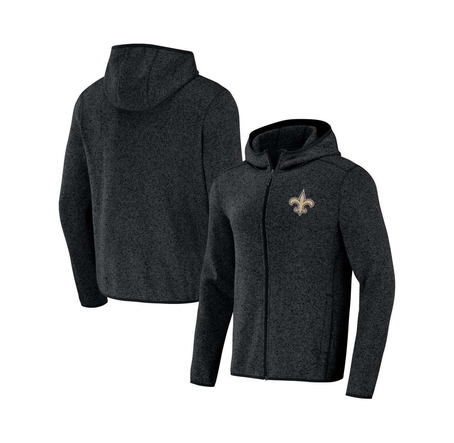 Men's NFL x Darius Rucker Collection by Black New Orleans Saints Fleece Pullover Hoodie