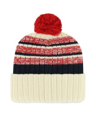 Men's Natural St. Louis Cardinals Tavern Cuffed Knit Hat with Pom