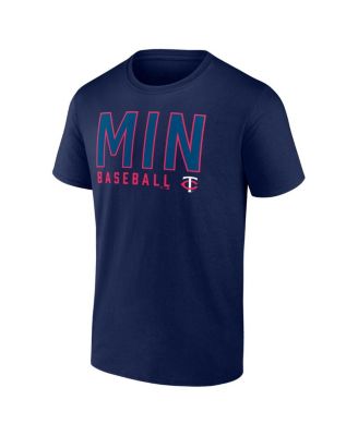 Men's Navy, White Minnesota Twins Two-Pack Combo T-shirt Set