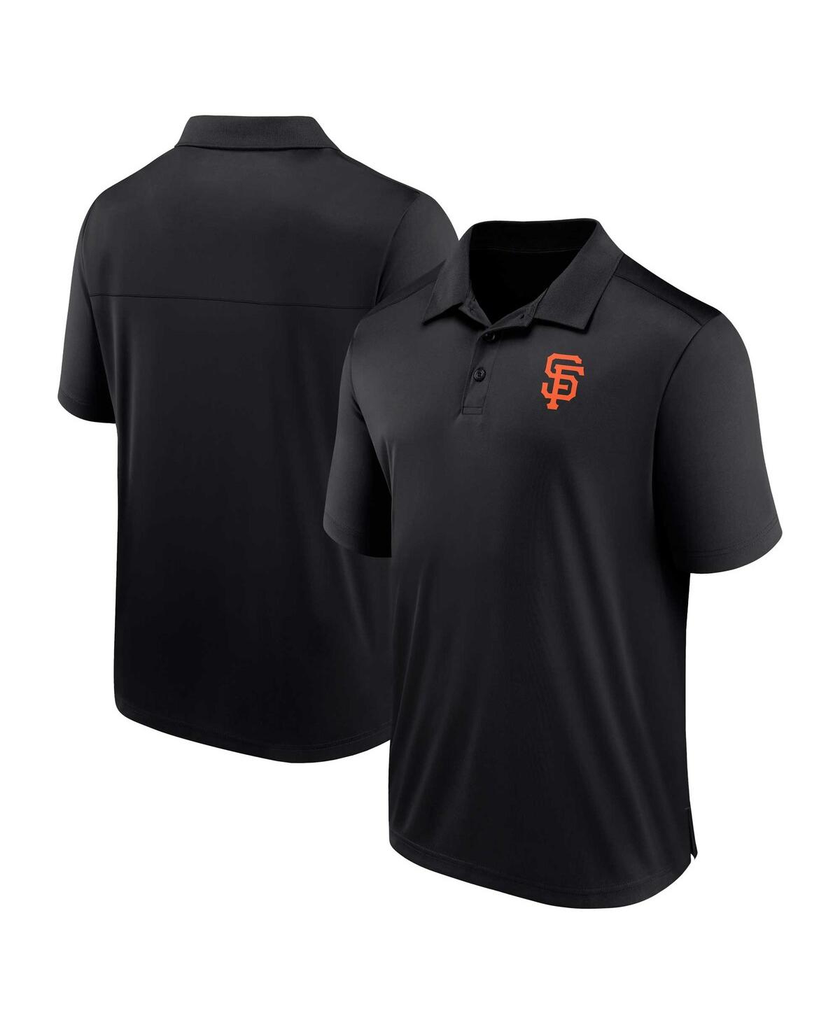 Shop Fanatics Men's  Black San Francisco Giants Logo Polo Shirt