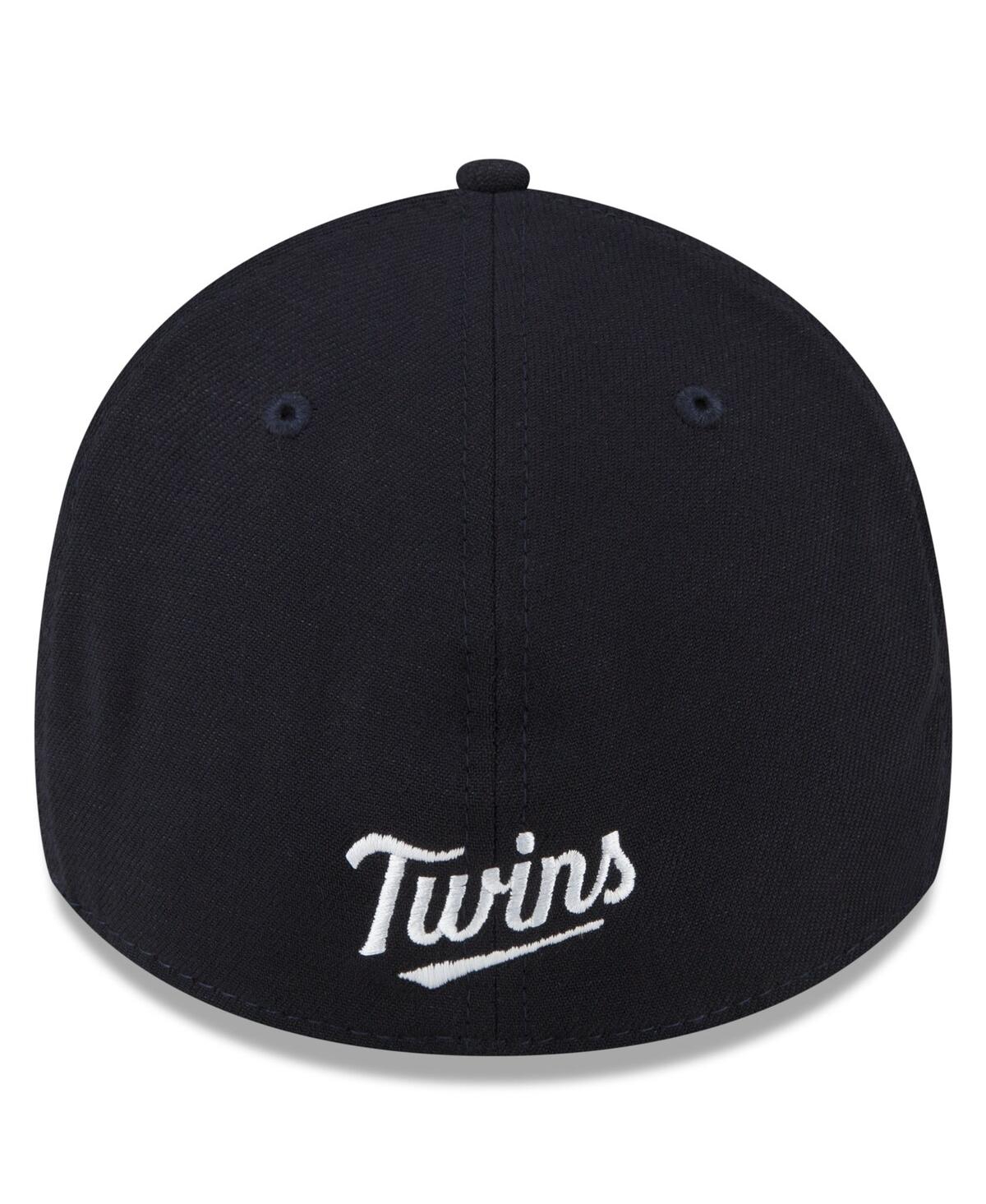 New Era Navy Minnesota Twins 2023 Team Classic Home 39thirty Flex Hat In Navy
