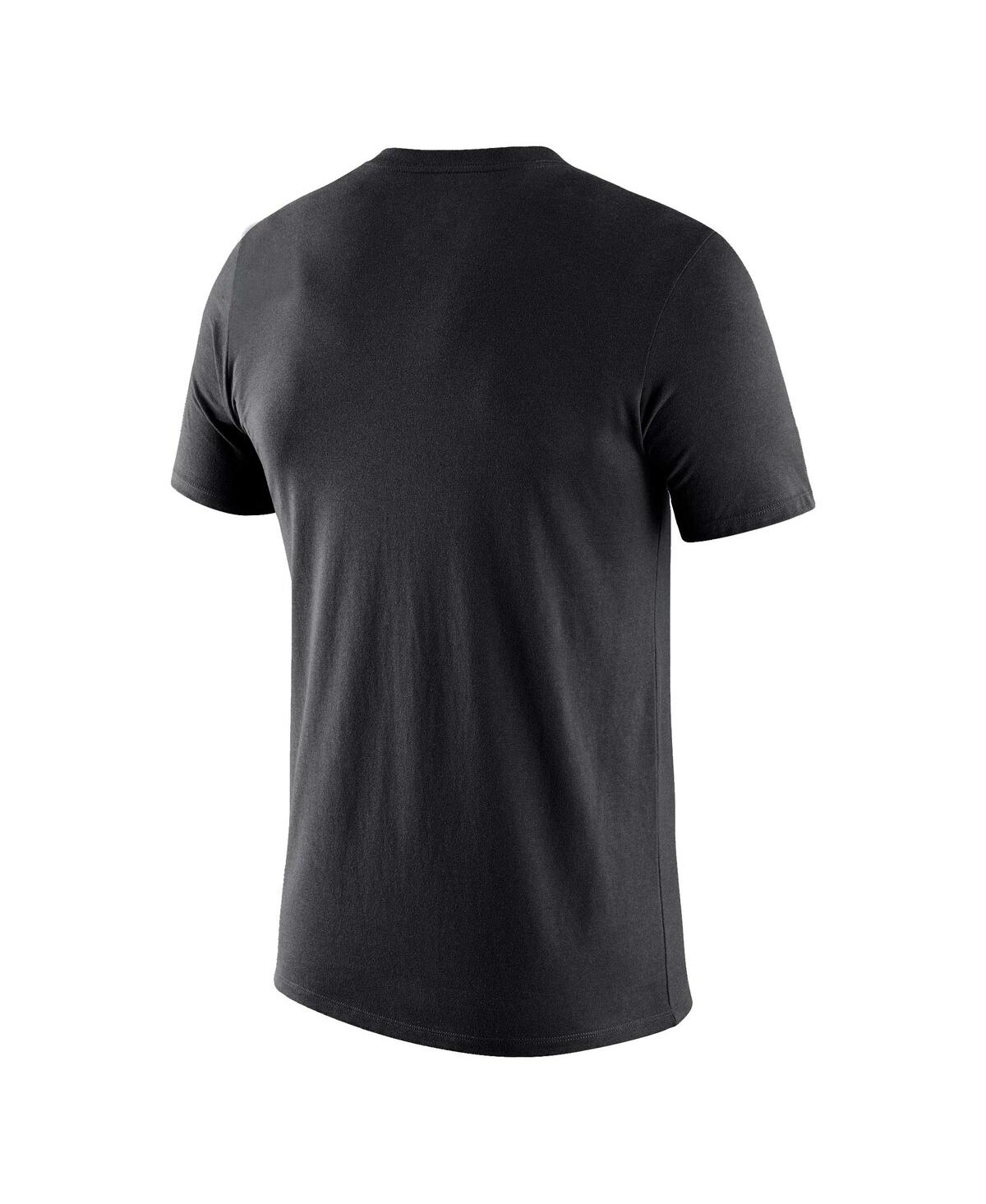 Shop Nike Men's And Women's  Black Los Angeles Sparks Split Logo Performance T-shirt