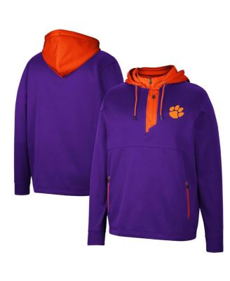 Men's Clemson Tigers Luge 3.0 Quarter-Zip Hoodie