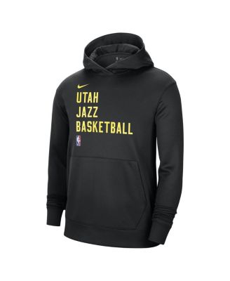 Men's and Women's Black Utah Jazz 2023/24 Performance Spotlight On-Court Practice Pullover Hoodie