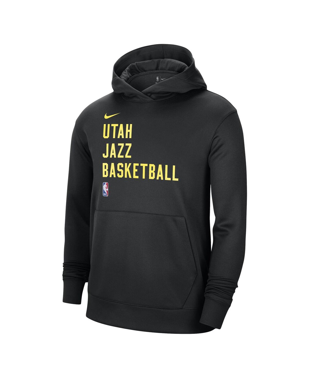 Men's and Women's NikeUtah Jazz 2023/24 Performance Spotlight On-Court Practice Pullover Hoodie - Black