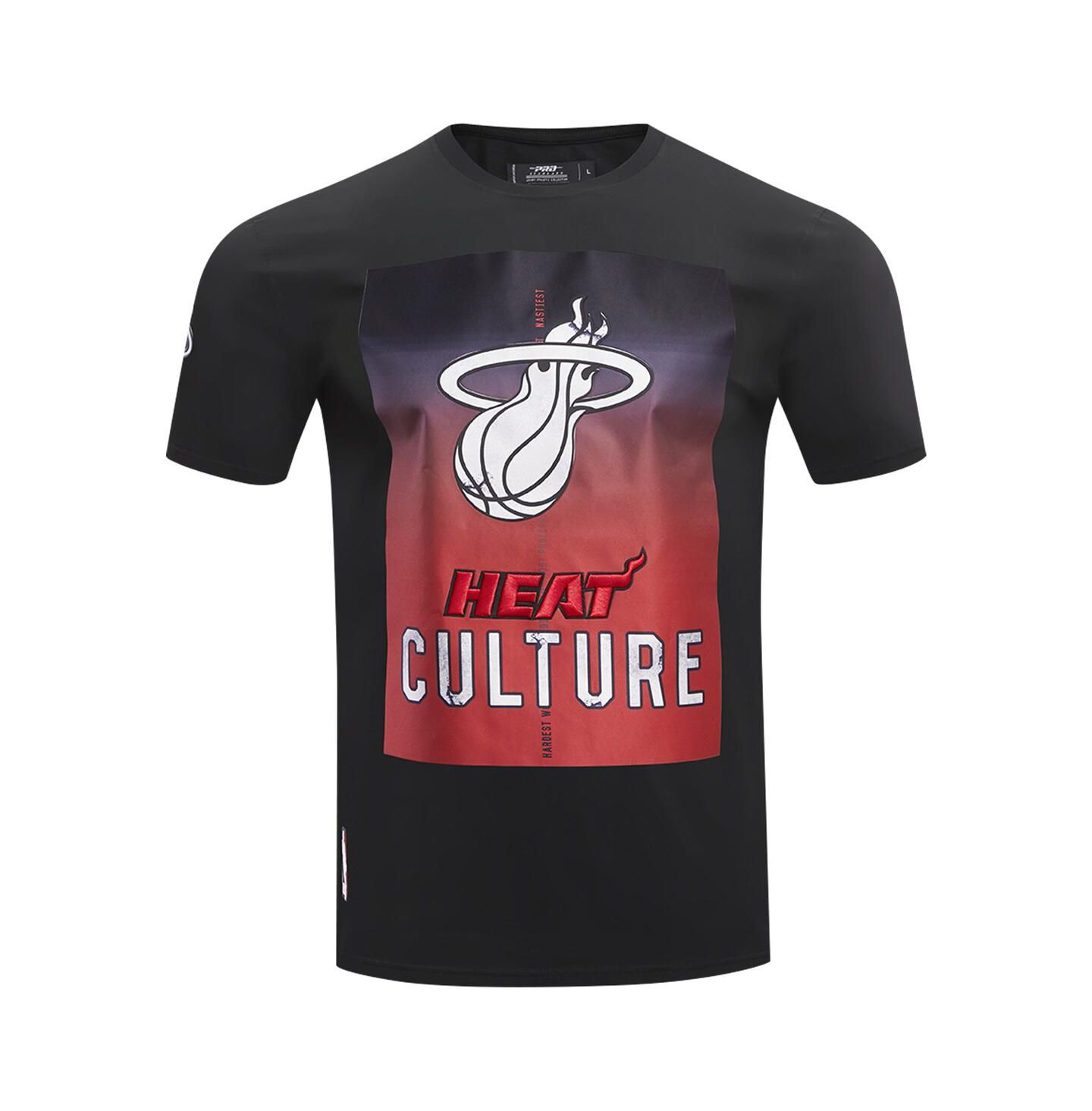 Мужская футболка Pro Standard Black Miami Heat 2023 City Edition — фото 2