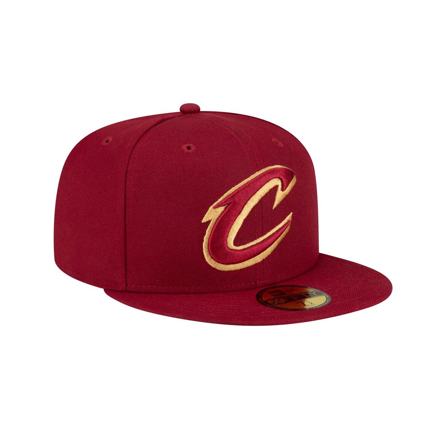 Men's Wine Cleveland Cavaliers 59FIFTY Fitted Hat