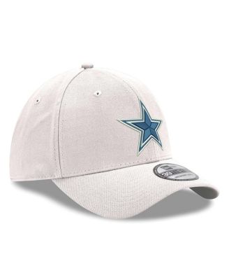 Men's White Dallas Cowboys Logo 39THIRTY Flex Hat