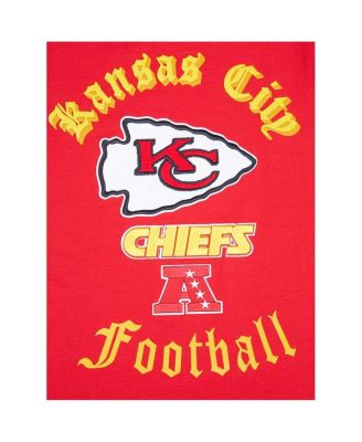 Men's Red Kansas City Chiefs Old English T-shirt