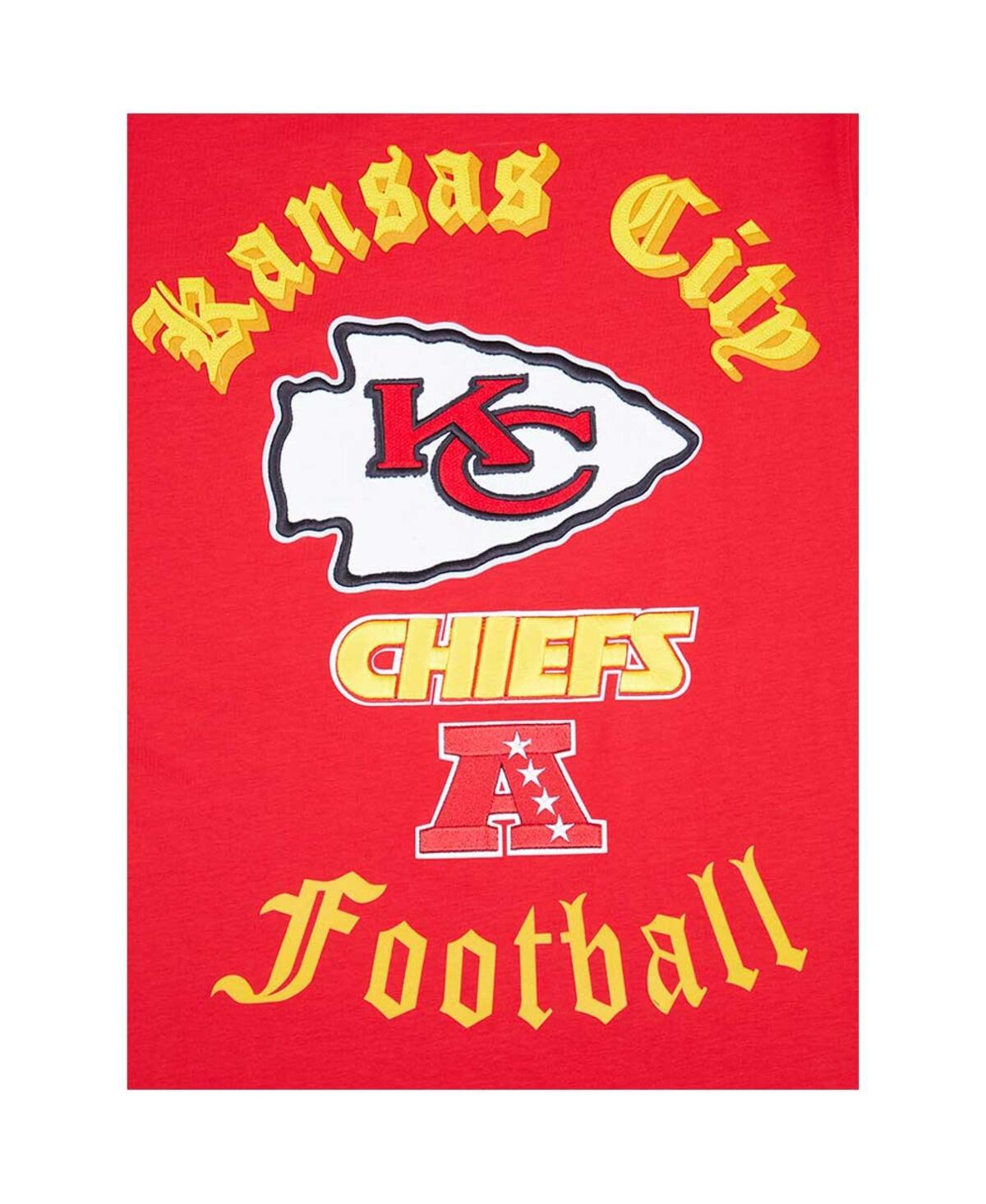 Pro Standard Red Kansas City Chiefs Old English T-shirt In Red