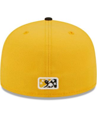 Men's Yellow Bradenton Marauders Authentic Collection 59FIFTY Fitted Hat