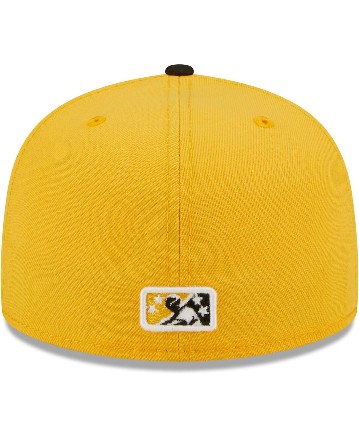 Men's New EraBradenton Marauders Authentic Collection 59FIFTY Fitted Hat - Yellow