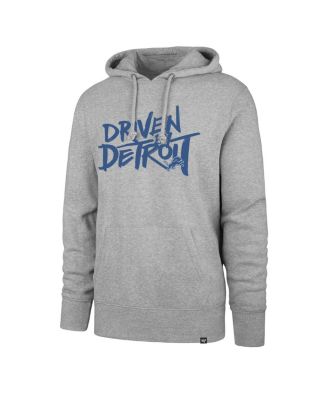 Men's Gray Detroit Lions Driven by Detroit Pullover Hoodie