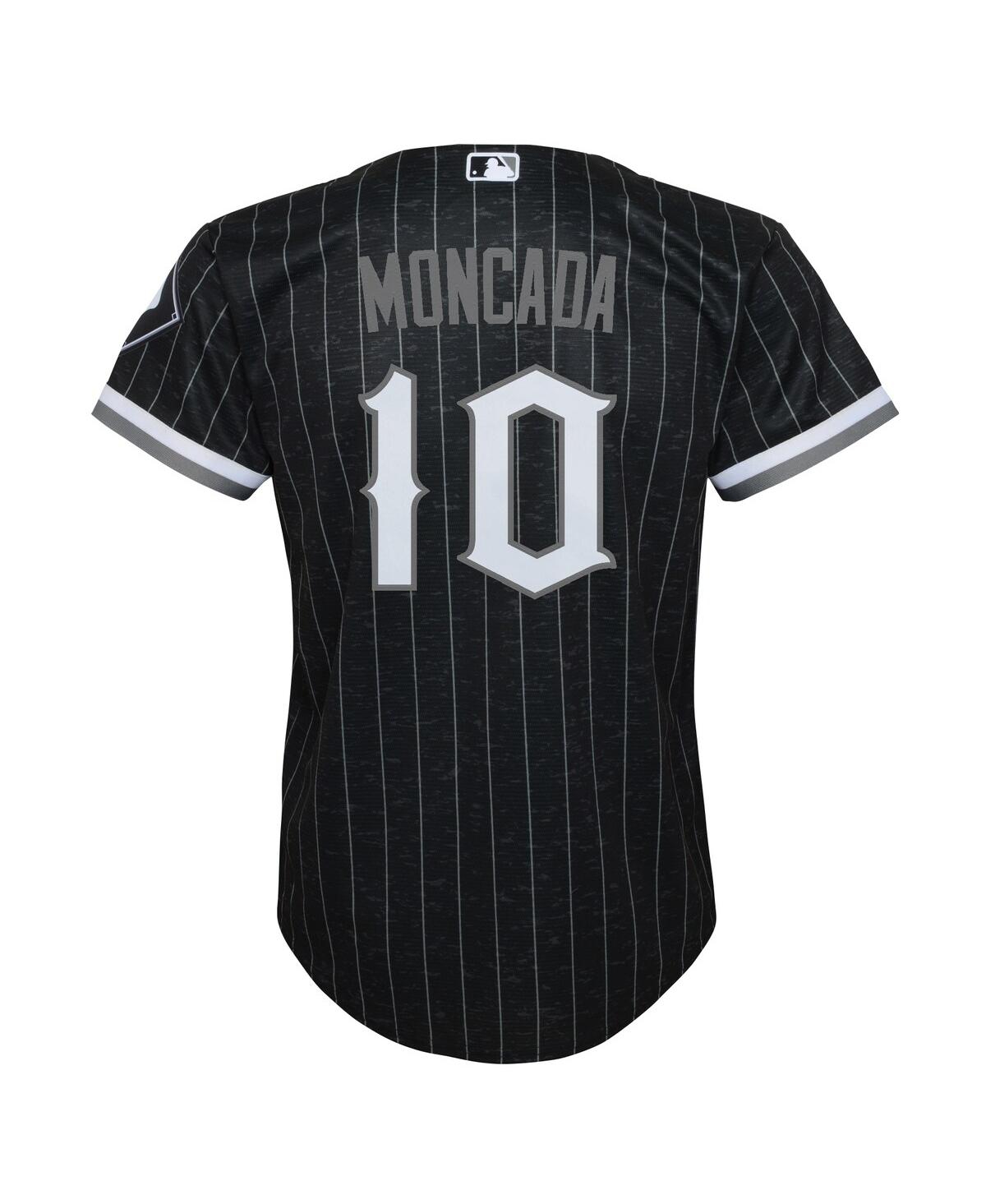 Big Boys Nike Yoan MoncadaChicago White Sox City Connect Replica Player Jersey - Black