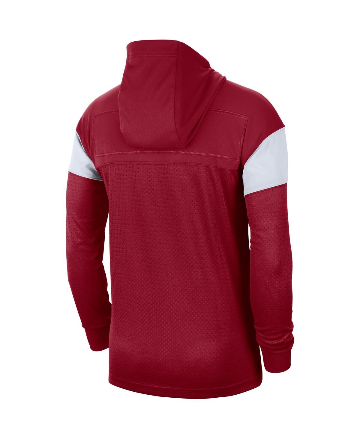 Men's NikeAlabamaTide Sideline Jersey Pullover Hoodie - Crimson