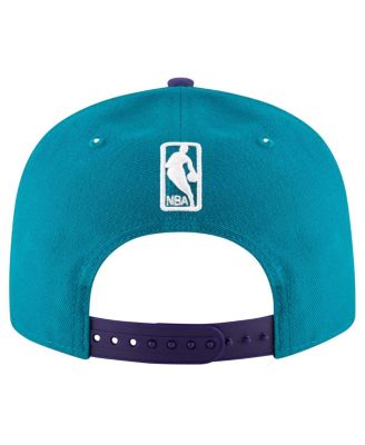 Men's Teal, Purple Charlotte Hornets Official Team Color 2Tone 9FIFTY Snapback Hat