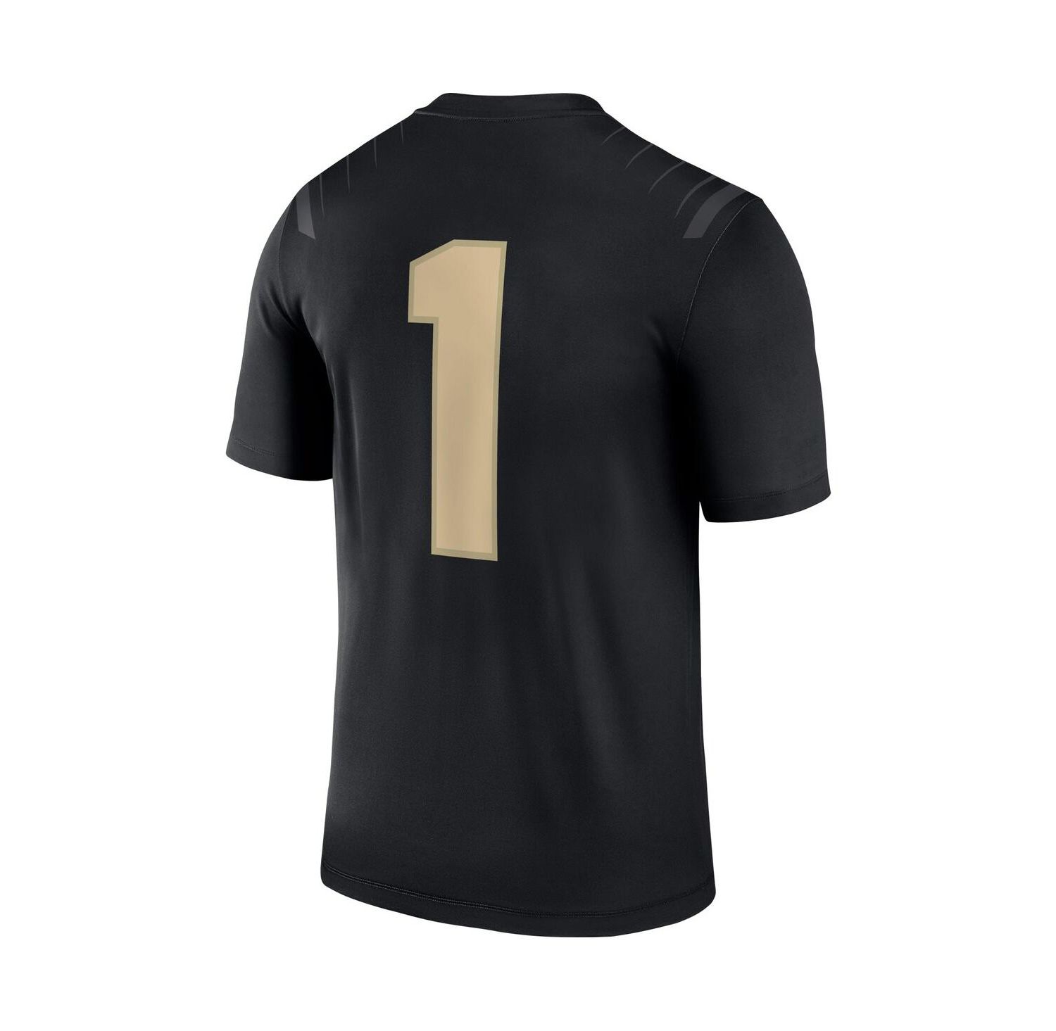Men's #1 Black Purdue Boilermakers Legend Jersey