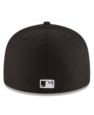 Men's Black Arizona Diamondbacks 2001 World Series Wool 59FIFTY Fitted Hat