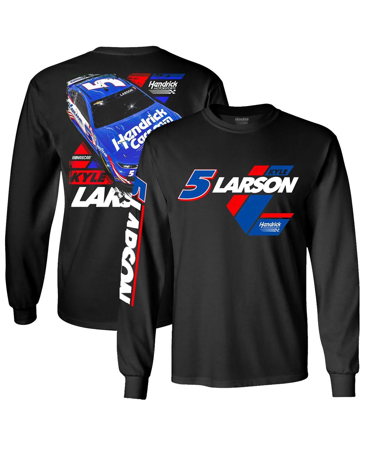 Men's Hendrick Motorsports Team Collection Black Kyle Larson Car Long Sleeve T-shirt - Black