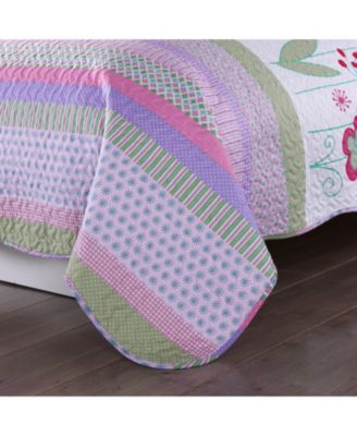Kids Girls Quilt Set Bedspread Coverlet Set A14 - Twin