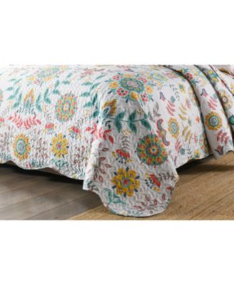3 Pcs  Bohemian Boho Quilt Bedspread Set A96 - Queen