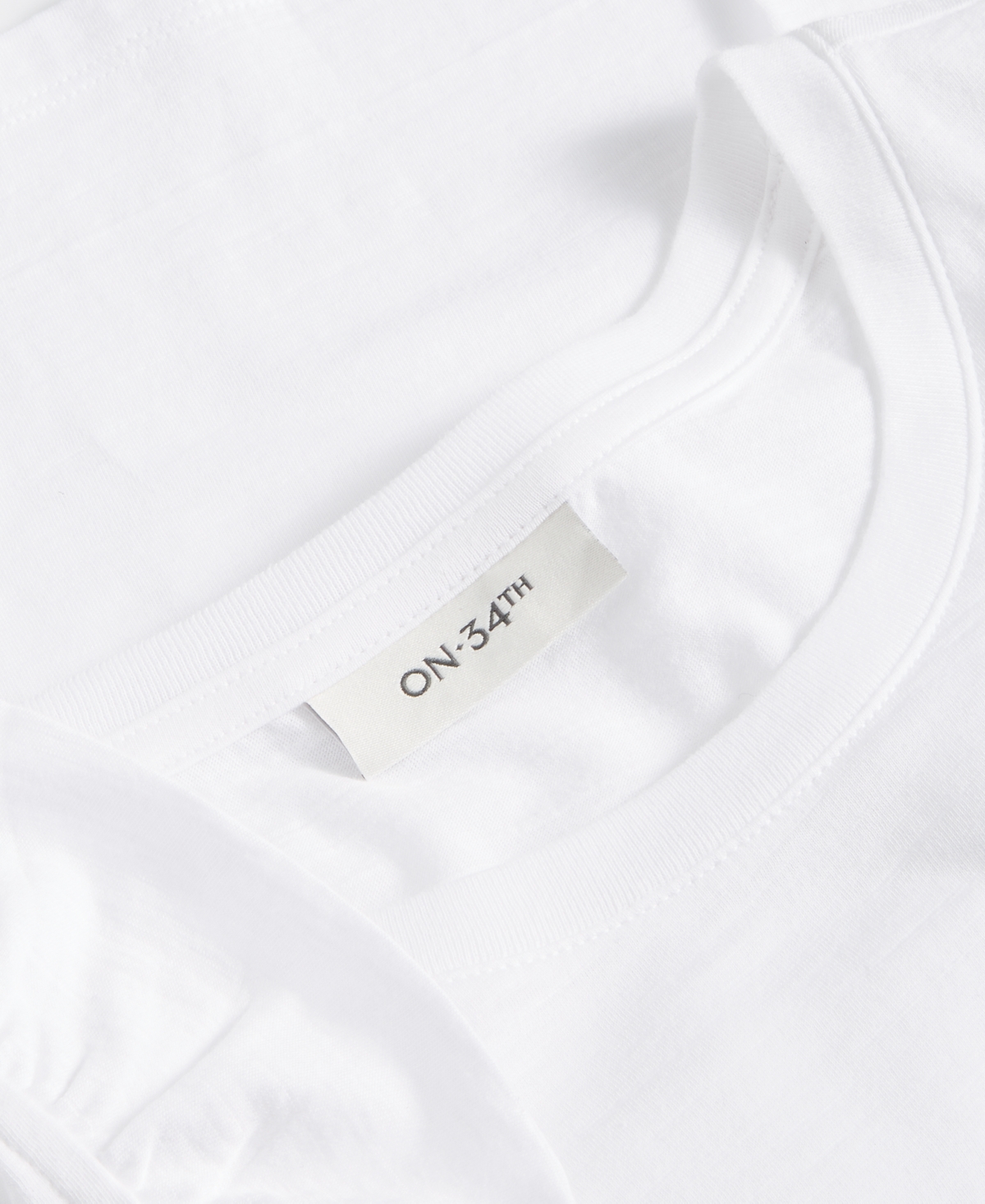 On 34th Women's Flutter-Sleeve Crewneck T-Shirt, Created for Macy's