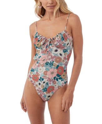 O'Neill Juniors' Tenley Floral-Print Kailua One-Piece Swimsuit - Macy's