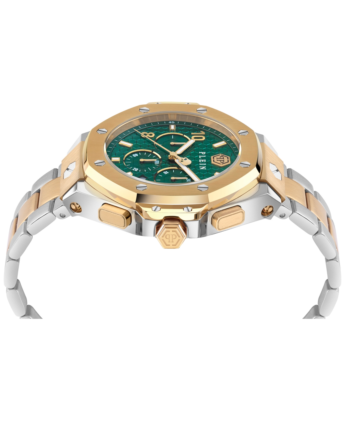 Philipp Plein Plein Chrono Royal Bracelet Watch In Two Tone