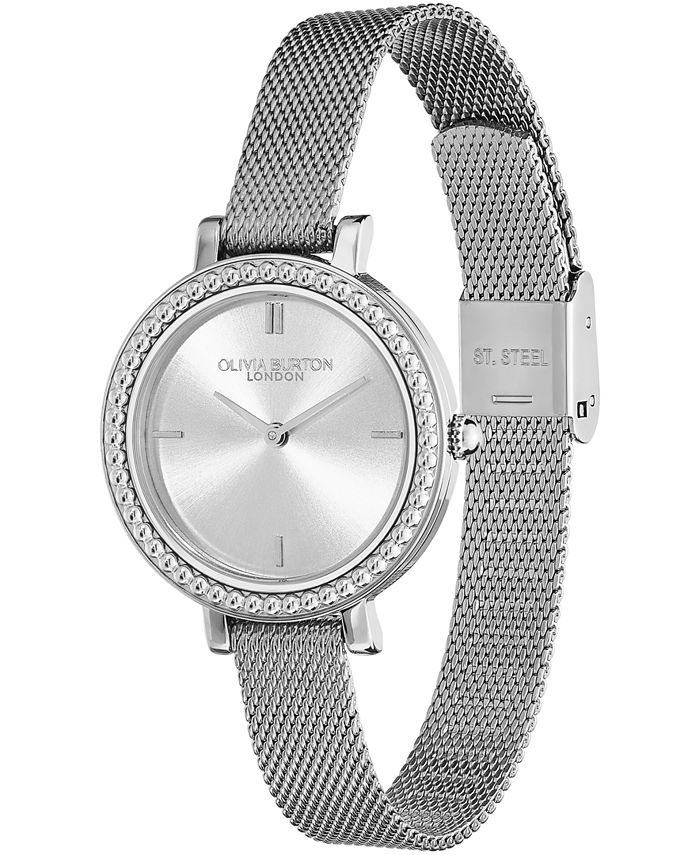 Olivia Burton Silver Stainless Steel Dress Watch main image 1