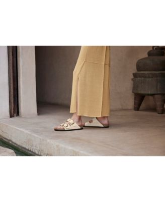 Birkenstock Women's Arizona Big Buckle High Shine Natural Leather