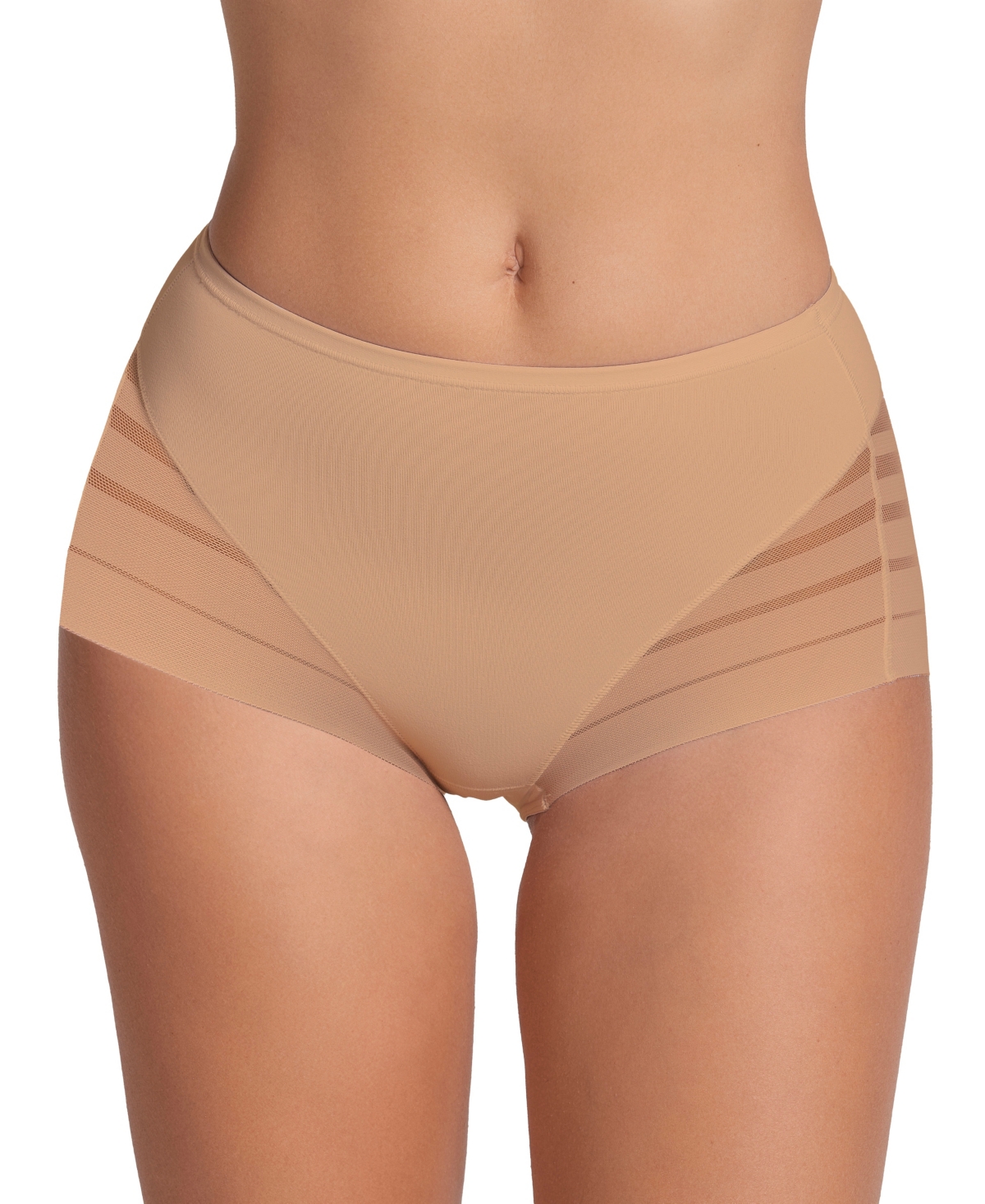 Leonisa Comfy Medium Control Undetectable Brief In Golden Beige