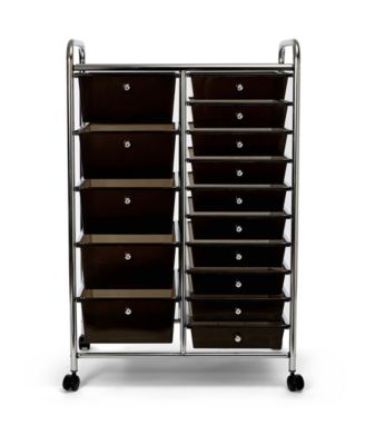 15-Drawer Organizer Cart