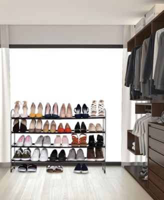 4-Tier Expandable Shoe Rack