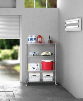 UltraDurable 4-Tier NSF Steel Wire Shelving System