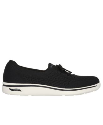 Skechers Women's Arch FIT Uplift-Perfect Dream Sneaker, Black/White, 8 Women\u0027s SKECHERS Arch Fit Uplift - Jasper |