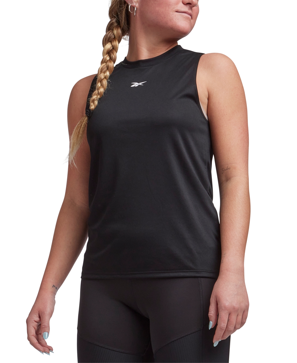 Women's Identity Performance Sleeveless Tank Top - Black