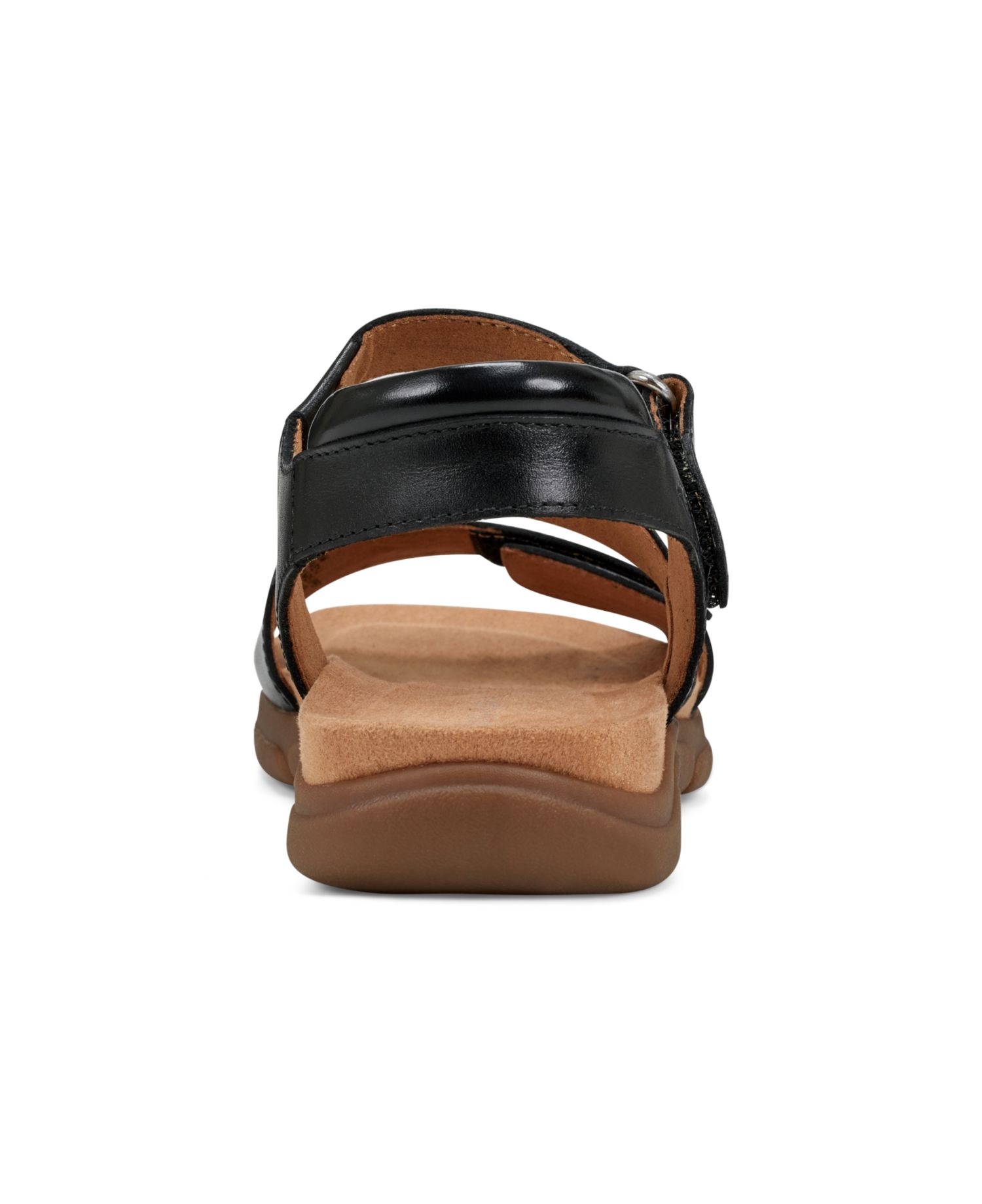 Mavey Strappy Leather Open Toe Flat Sandals