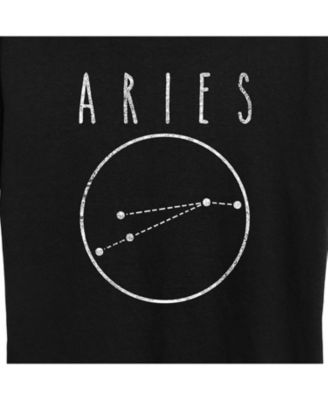 Trendy Plus Size Astrology Aries Graphic T-shirt